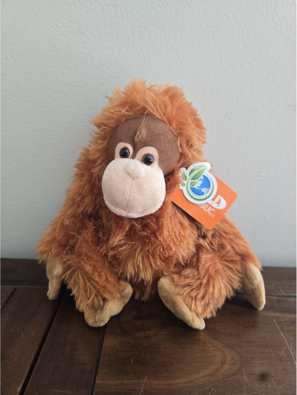 Wild Republic Cuddlekins Orangutan New 8 Inch Plush Orange Monkey Ape